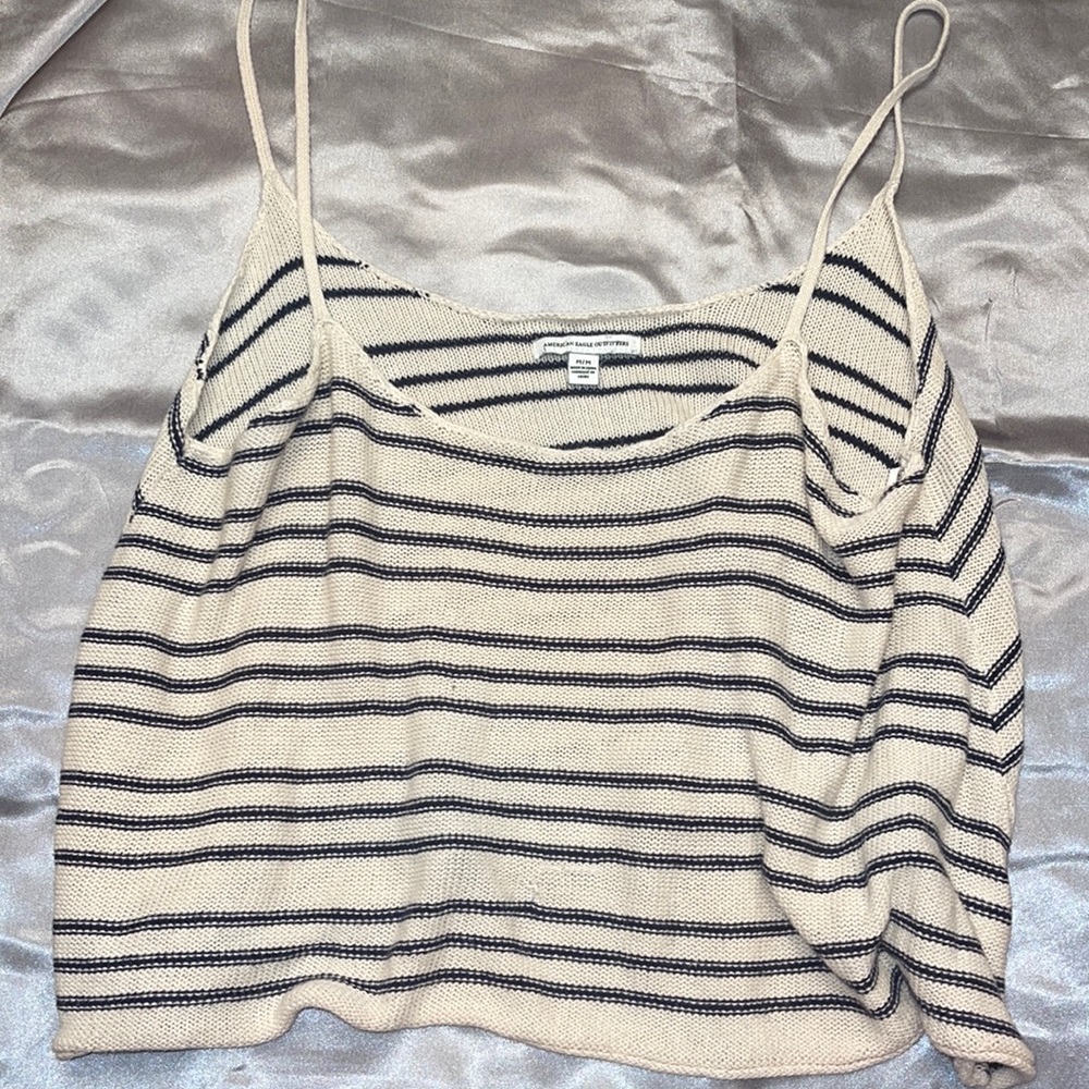 American Eagle Striped Beach Tank